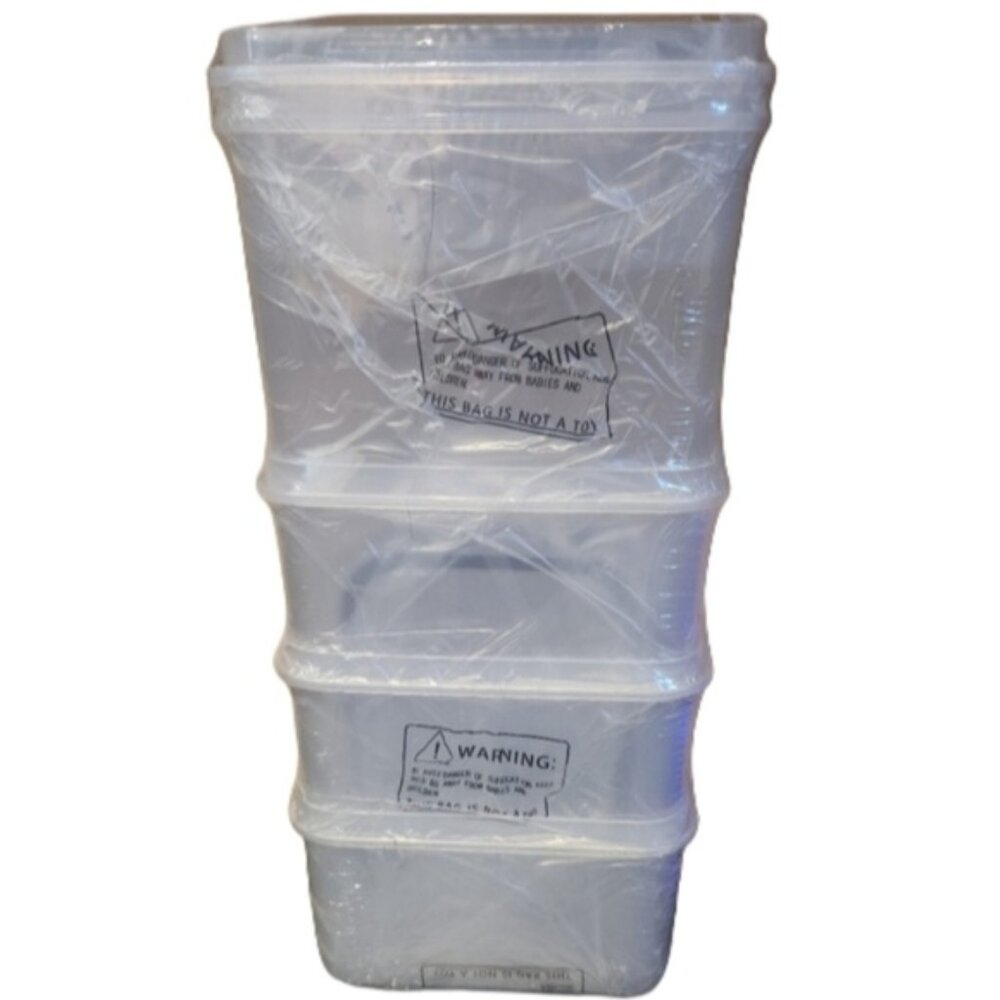 Clear Small Plastic‎ Storage Bins Brand New Jewellry/small Items